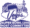 A blue and white logo for the las vegas super bowl host committee.