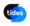 A black and blue logo for tides