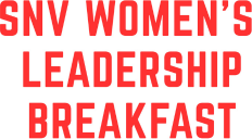 SNV Womens Leadership Breakfast logo